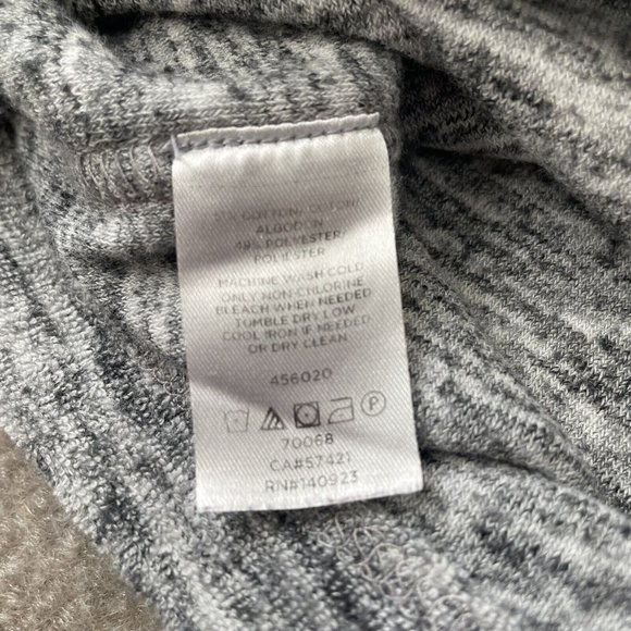 Lou & Grey Sweatshirt Womens XS Grey Terry Pullover Comfort Lounge Sweater - Picture 5 of 8